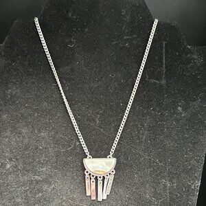 Kinsley Armelle Bianca Collection Silver Haze Necklace - NWOT